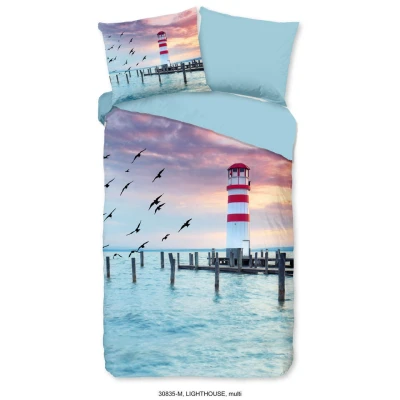 Afbeelding van Dekbedovertrek 1 Persoons 140x200 Pure Microvezel Blauw