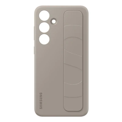 Afbeelding van Origineel Samsung Galaxy S25 Plus Hoesje Siliconen en TPU (zacht) Hardcase/Backcover Grijs Telefoonhoesje Shockproof/Valbescherming