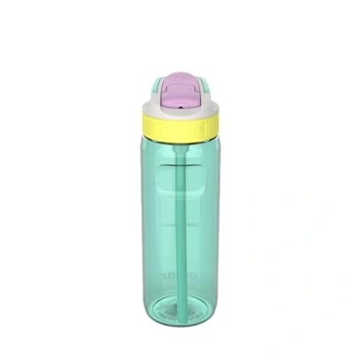 Afbeelding van Waterfles/drinkfles met rietje 750 ml Lekvrij Vaatwasbestendig Kambukka drinkflessen Lagoon Candy Dance