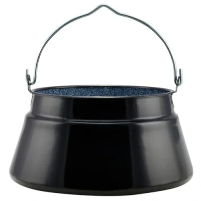 Afbeelding van SOUK ONE Hongaarse goulashketel, pan, visketel, geëmailleerde ketel voor goulash pan zwenkgrill (ketel 6 l)