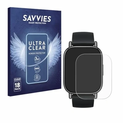 Afbeelding van Savvies (18 Stuks) Schermbeschermer voor Xiaomi Redmi Watch 5 Lite Screen Protector Ultra Transparant