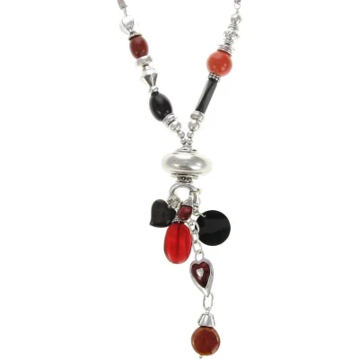 Afbeelding van Behave Ketting met hanger en diverse bewerkte kralen