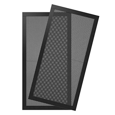 Afbeelding van MoKo 120 * 240mm Dust Filter for Computer Cooler Fan, [2 Pack] Magnetic Frame PC Fan Mesh Dustproof PVC Cover Grills Black