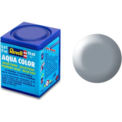 Afbeelding van Grijs Zijdemat Ral 7001 Aqua Color 18 Ml Revell Modelbouwverf Op Waterbasis