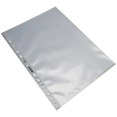 Afbeelding van Leitz Standaard brochurehoezen set, 15 stuks, A4 formaat, glashelder met glanzend oppervlak, 0,075 mm PP folie, 47706002