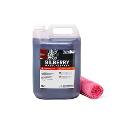 Afbeelding van detailmate Valet Pro Bilberry Velgenreiniger 5 liter bus Velgenreiniger, concentraat, microvezeldoek 40 x cm