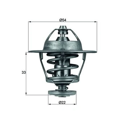 Afbeelding van Thermostaat, koelvloeistof MAHLE TX 53 85D