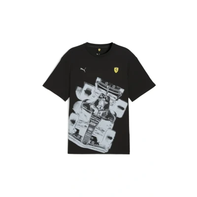 Afbeelding van Puma Scuderia Ferrari Tshirt print, Heren, Maat: XS, Black