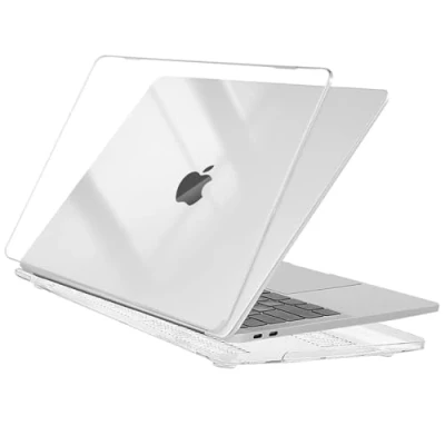 Afbeelding van EooCoo Hoes Compatibel met MacBook Air 13 inch M1 A2337 A2179 A1932 Retina Display, 2021 2018 Release, Plastic Beschermende Hard Shell Cover, Case, Kristal Transparant
