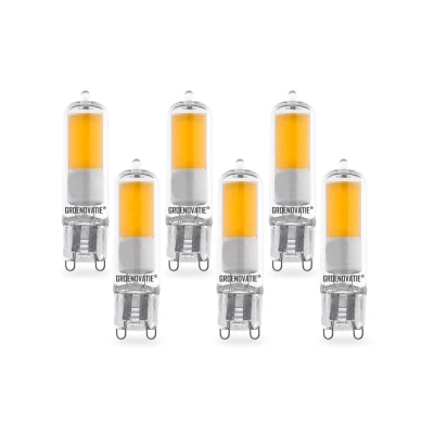 Afbeelding van G9 LED Lamp 2W COB Warm Wit 6 Pack