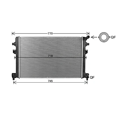 Afbeelding van Ava Cooling Radiateur VN2426
