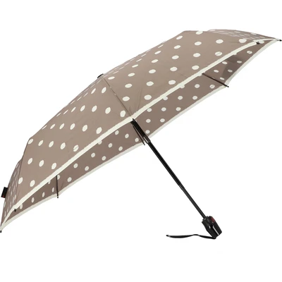 Afbeelding van Knirps T 200 Duomatic Paraplu Taupe Dots