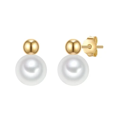 Afbeelding van Valero Pearls Oorbellen Sterling Zilver Gekweekte zoetwaterparels in