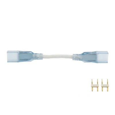 Afbeelding van LED Neon Enkelkleurige Connector, 2 Aderig, Soldeervrij, Extra Small