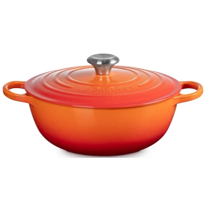 Afbeelding van Braadpan Le Creuset Marmite Gietijzer Oranjerood 26 cm