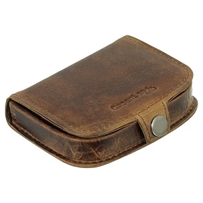 Afbeelding van Greenland Nature luxe lederen portemonnee kleine met fotovak 10 cm Serie: Montana, Stone &amp; Rubin, Eén maat, modern