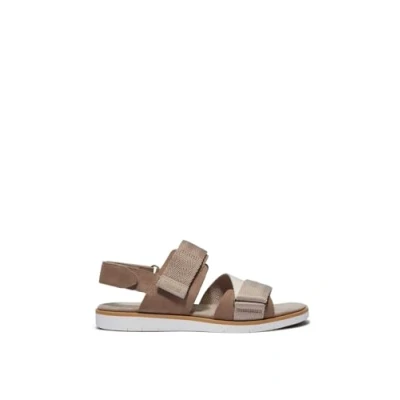 Afbeelding van Timberland ADLEY SHORE BACKSTRAP SANDAL TAUPE SUEDE Dames Sandalen Maat 37