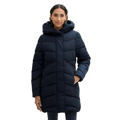 Afbeelding van TOM TAILOR Dames 1042914 jas, 10668 Sky Captain Blue, L, L