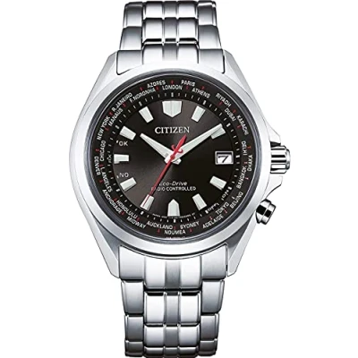 Afbeelding van Citizen horloge heren Zilver diameter 42 mm roestvrij staal