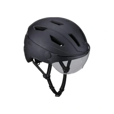 Afbeelding van BBB Cycling Move Faceshield Transparant Fietshelm BHE 57 Speed Pedelec, E bike &amp; Snorfiets NTA 8776 Mat Zwart Maat M