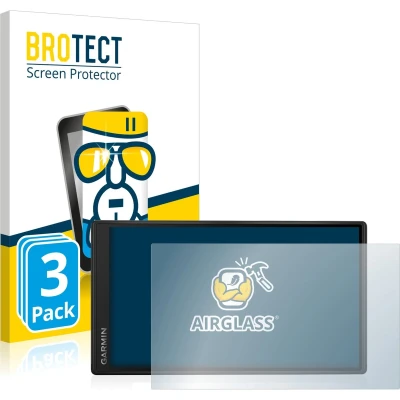 Afbeelding van BROTECT Screenprotector voor Garmin DriveSmart 55 Folie Beschermfolie Beschermglas transparant (3 Stuks)