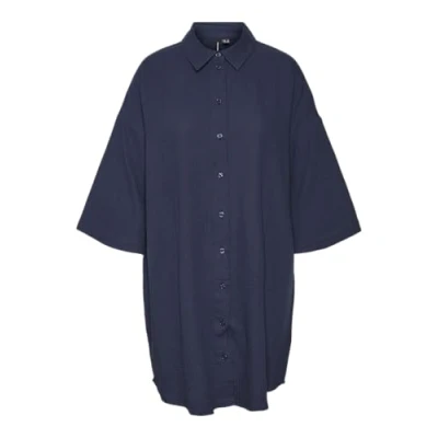 Afbeelding van Vero Moda Overhemdblouse, Dames, Maat: XS, Navy blazer