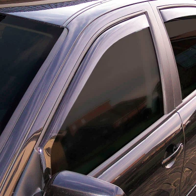Afbeelding van ClimAir Zijwindschermen Dark passend voor Volkswagen Transporter T5 2003 2015 &amp; T6