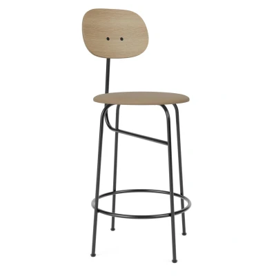 Afbeelding van Audo Copenhagen Afteroom Counter Plus Barkruk H97 Zitting Siërra 1611 Nature