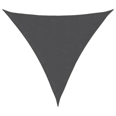 Afbeelding van Zonnescherm driehoekig 3,6x3,6x3,6 m oxford stof antracietkleurig