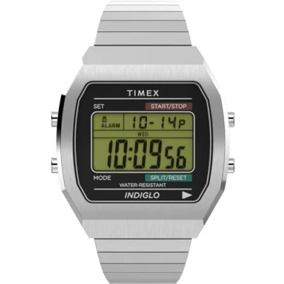 Afbeelding van Timex T80 TW2W47700 Horloge Staal Zilverkleurig Ø 38 mm