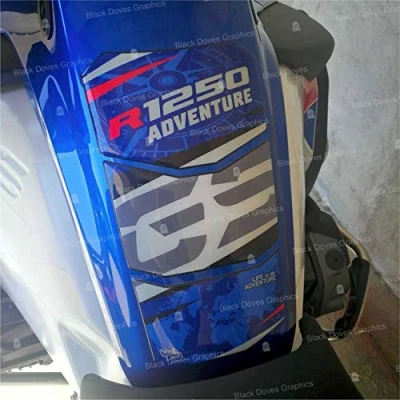 Afbeelding van Bescherming tankbeschermingssticker met hars gecoat compatibel R1250 GS ADVENTURE 2019 TANK PAD PROTECTIVE 3D R1250GS ADV