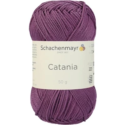 Afbeelding van Schachenmayr Catania 9801210 00240 Breigaren, haakgaren, 100% katoen, hyacinth (11,5 x 5,2 6 cm)
