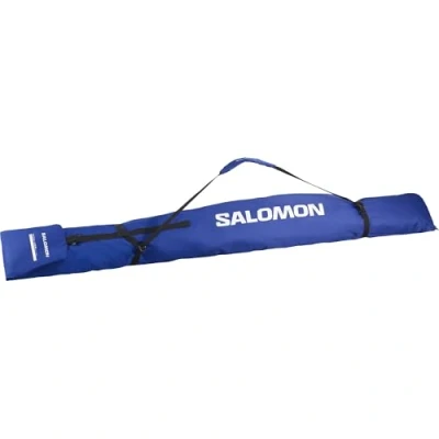 Afbeelding van Salomon Originele 1 paar 160 210 Unisex Skitas, Verstelbaar ontwerp, Gemakkelijk op te bergen en duurzame prestaties, Blauw, One Size