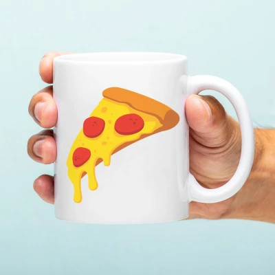 Afbeelding van Fastfood Mok Pizza van Ditverzinjeniet