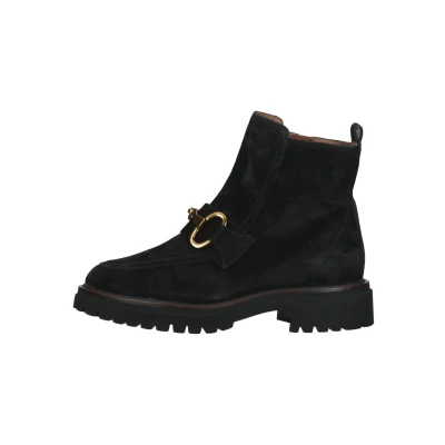 Afbeelding van Paul Green Korte laarzen, Dames, Maat: 42.5, Soft suede black