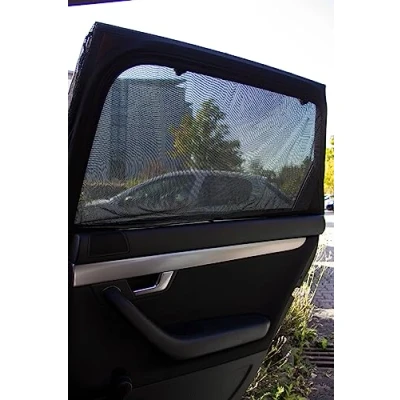 Afbeelding van cartrend Zonwering deursok, bescherming tegen hitte, zon, verblinding, uv stralen en insecten, wasbaar, 2 stuks