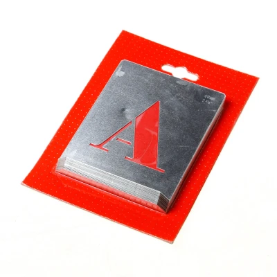 Afbeelding van Sjabloon kistletter A Z 60mm metaal
