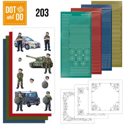 Afbeelding van Nr. 203 Dot and Do Big Guys Professions Yvonne Creations