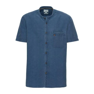 Afbeelding van camel active Overhemd, Heren, Maat: Small, Elemental blue