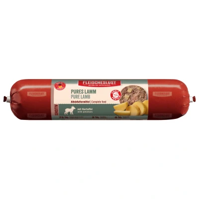 Afbeelding van Fleischeslust Puur lam met aardappelgevoelige worst (1 x 400 gram)