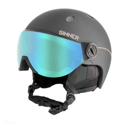 Afbeelding van SINNER Titan Visor Mat Grijs Unisex Maat 61