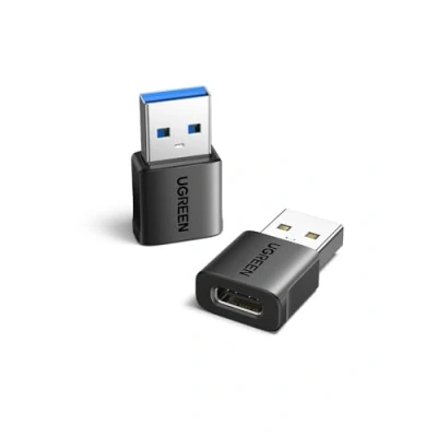Afbeelding van UGREEN USB C naar adapter 2 Stuks,USB vrouwelijk mannelijk compatibel met iPhone 15 Pro Max iPad Galaxy S24 serie laptops enz.