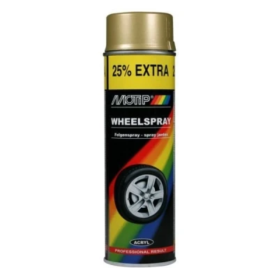 Afbeelding van Motip Velgenlak Goud 500 ml