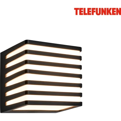 Afbeelding van TELEFUNKEN LED wandlamp 321905TF IP54 Stijgend en vallend licht warm wit 10 watt 11 x cm Zwart