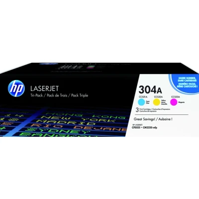Afbeelding van HP 304A (CF372AM) Toner 3 kleuren Voordeelbundel