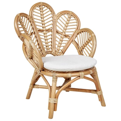 Afbeelding van Beliani FLORENTINE II Kinderfauteuil Natuurlijk Rotan