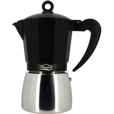 Afbeelding van Italiaans koffiezetapparaat MENASTYL 3935071 Aluminium 9 kopjes Alle kookplaten inclusi...