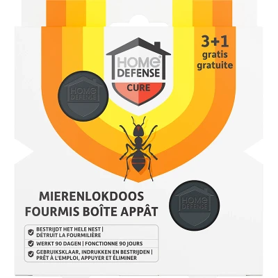 Afbeelding van HOME DEFENSE® Mierenlokdoos 3+1 gratis