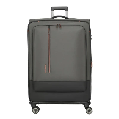 Afbeelding van Travelite Crosslite 4W Trolley XL dark olive Zachte koffer