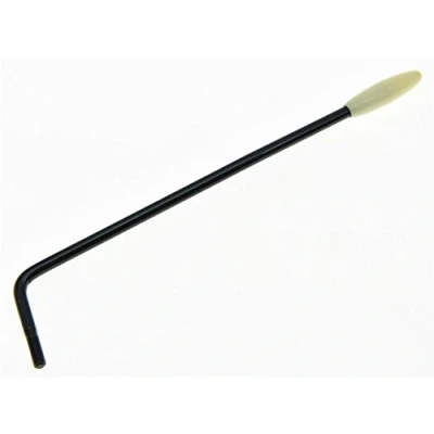 Afbeelding van KAISH Mexico Standaard ST Strat Stijl Gitaar Tremolo Trem Arm Whammy Bar voor Strat/Stratocaster Zwart met Crème Tip